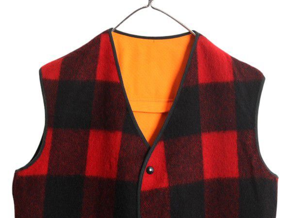 お得なクーポン配布中!】 70s USA製 ウールリッチ リバーシブル ベスト