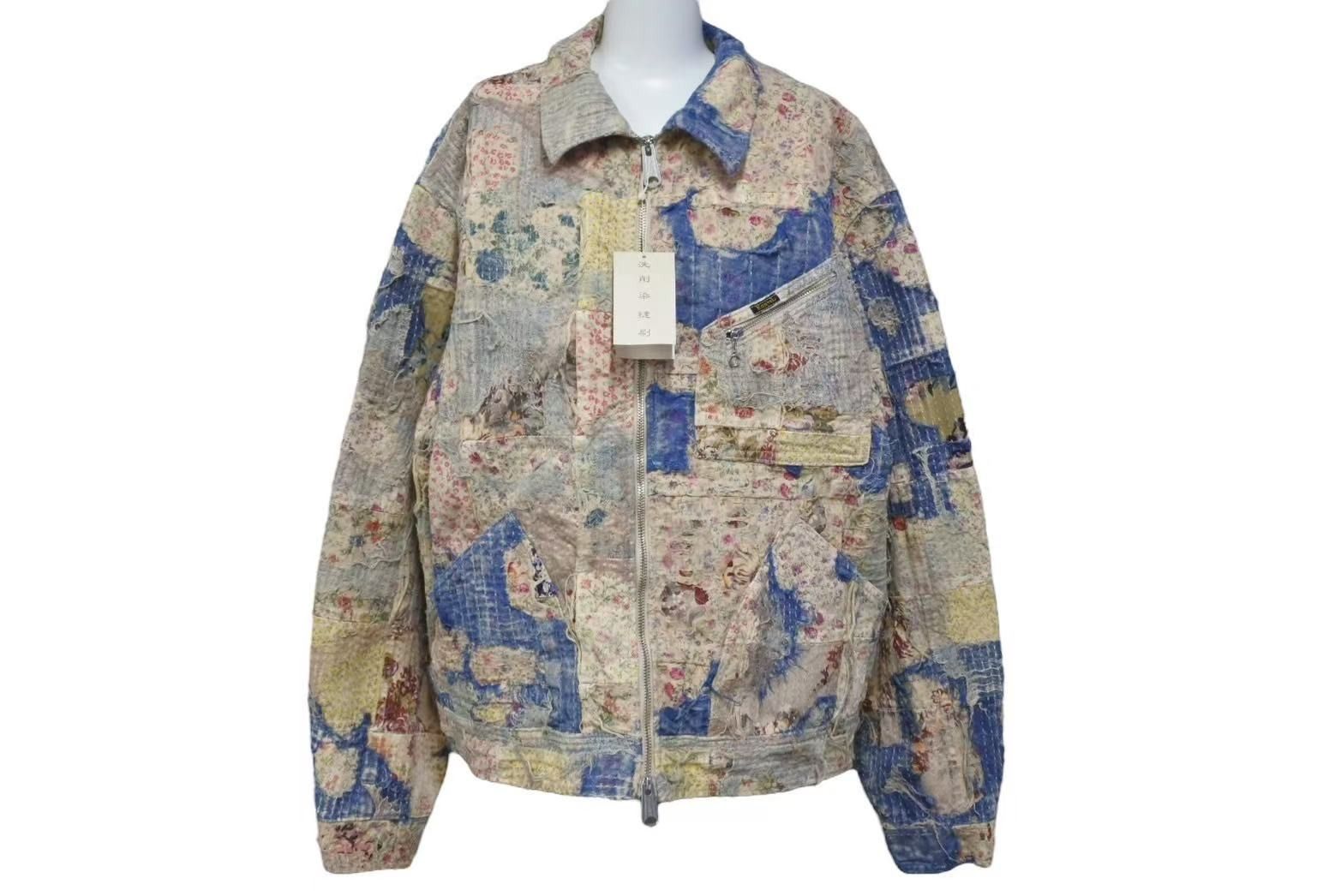 KAPITAL KOUNTRY キャピタル カントリー 2025SS シャンペトル BORO バージンマリア ZIP UPブルゾン サイ2 K2412LJ157 4b000693