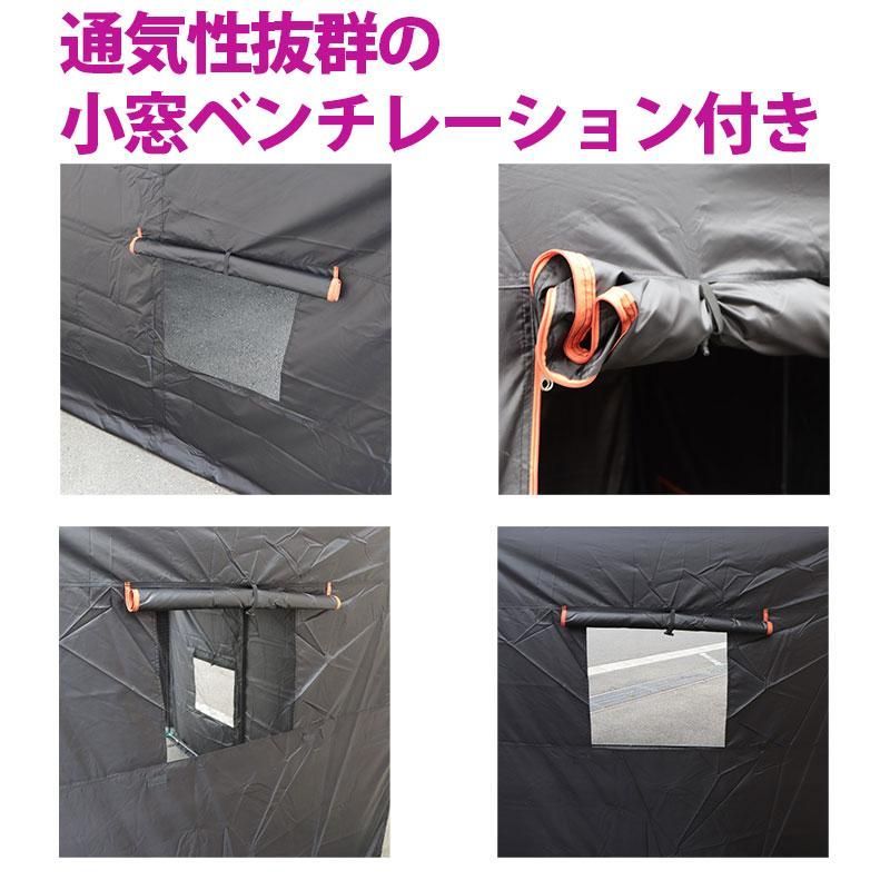 2台収納可 自転車ガレージ