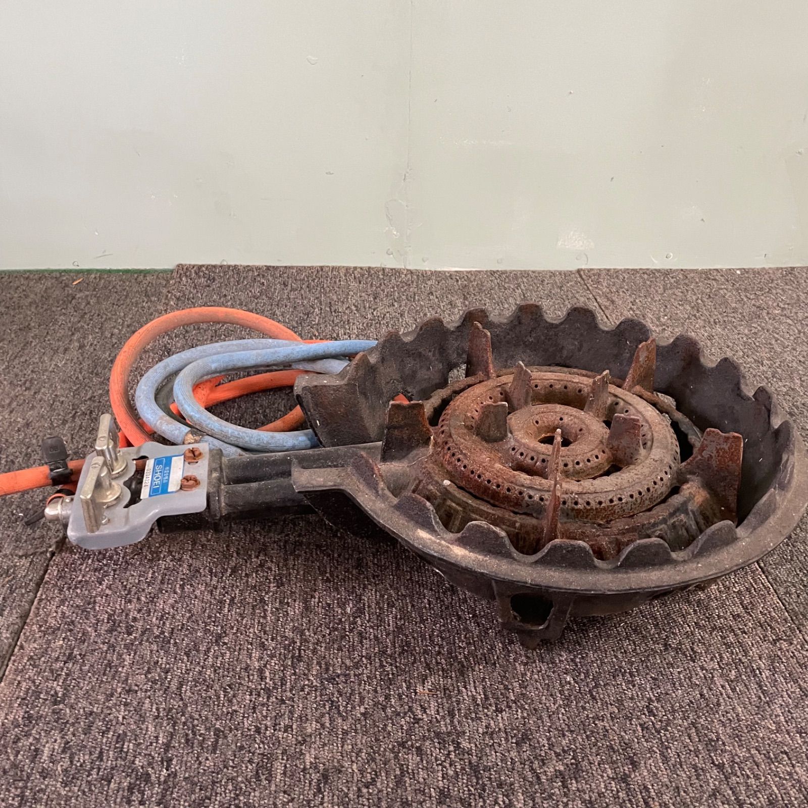 ♭ 昌栄物産 SHOEI 鋳物コンロ 業務用 ガスコンロ プロパンガス用 厨房