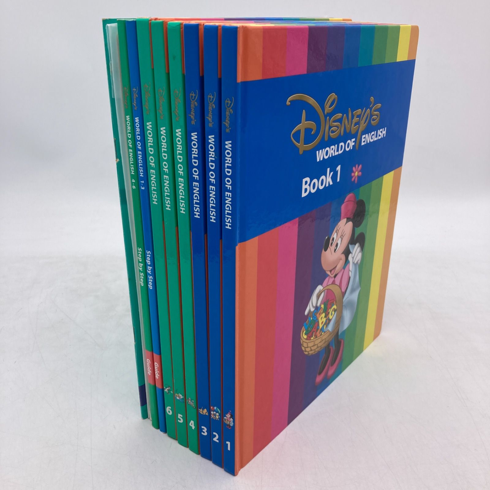 2008年購入 メインプログラム & ストレートプレイDVD　ハーフセット　字幕あり　ディズニー英語システム　DWE　Disney　ワールドファミリー　 中古　 410021