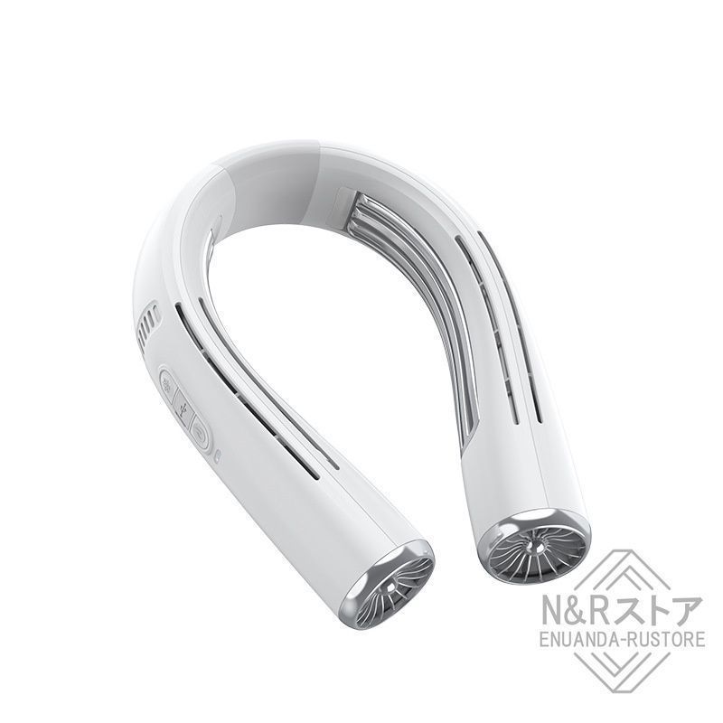 首掛け扇風機 羽なし 軽量 冷却 ネッククーラー 首掛け おしゃれ 2025 最強 2つ冷却プレート 半導体冷却 6000mAh大容量 携帯 静音 十四風道