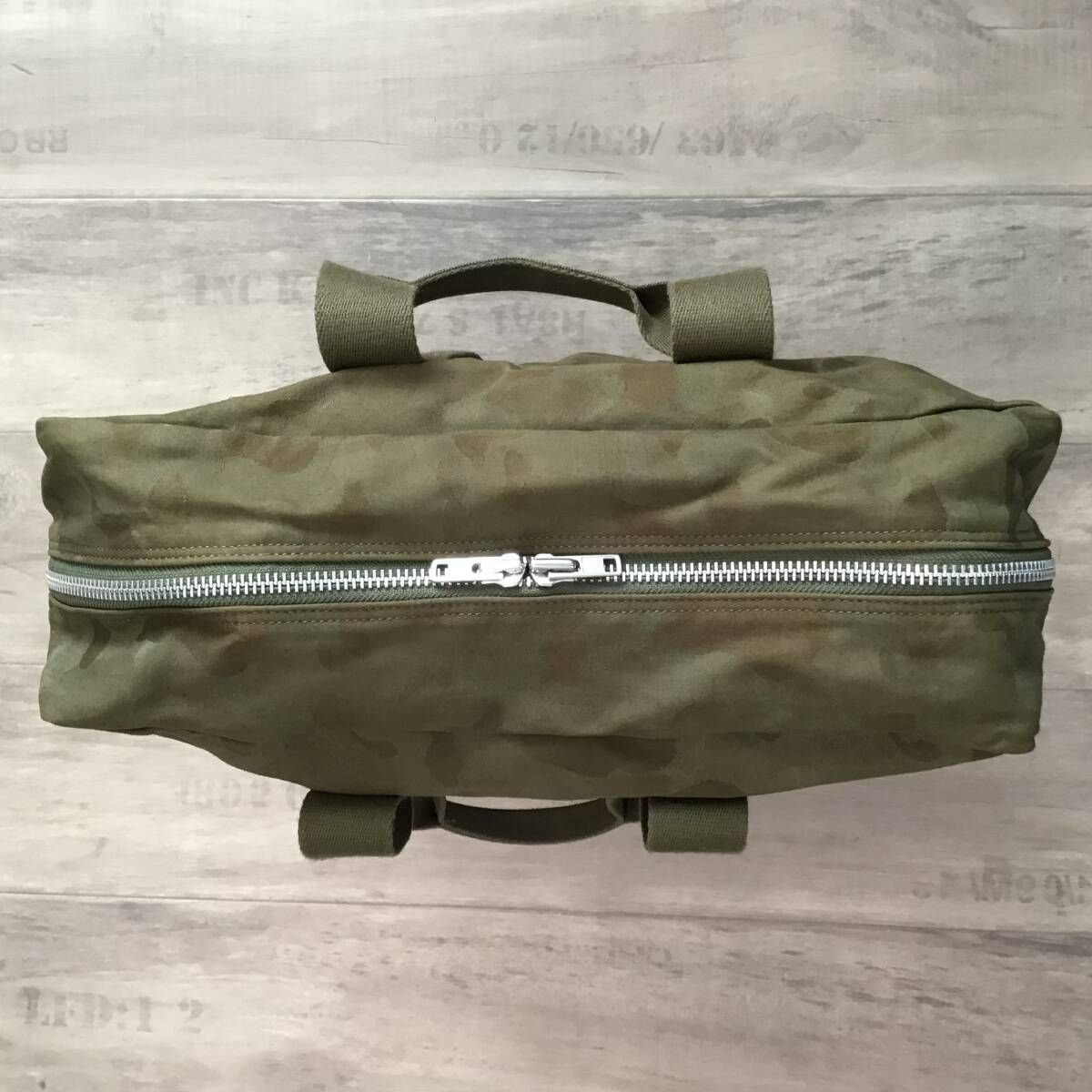 ☆初期☆ BAPE ジャガードカモ ヘルメット バッグ a bathing ape bag