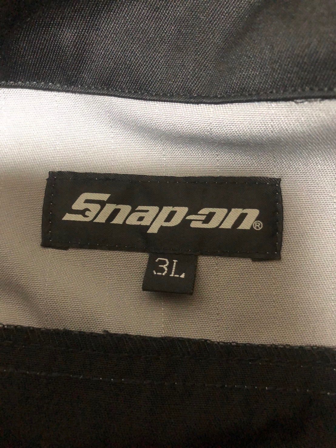 Snap-on つなぎ スナップオン 3L Snap-on 半袖ツナギ ネイビー3L