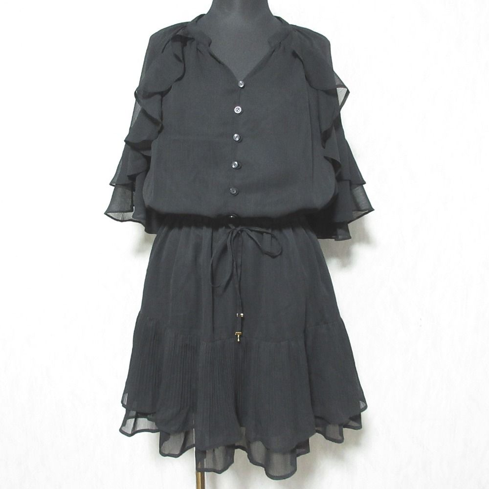 美品 25SS Rirandture リランドチュール 楊柳ラッフルミニワンピース