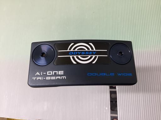 オデッセイ Ai-ONE TRI-BEAM DOUBLE WIDE CH 34インチ パター PT STROKE LAB 90 スチール フレックスその他 メンズ 男性用 右利き 右用 Bランク ゴルフクラブ