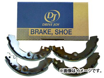 DJ/ドライブジョイ ブレーキシュー V9128-M008 リア ミツビシ ミラージュハッチバック・アスティ E-CL2A 4WD ABS無 1500cc 1995年08月～1999年06月