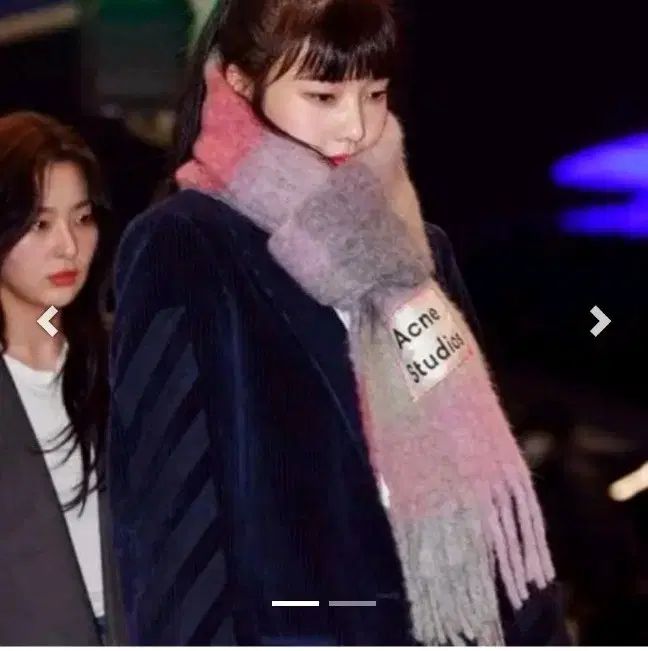 Acne Studios アクネ BIG ストライプ マフラー