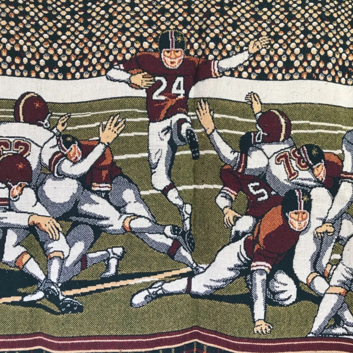 ヴィンテージ ラグマット アメフト スポーツ カーペット 敷物 USA 輸入雑貨 ヴィンテージ ラグマット アメフト スポーツ カーペット 敷物