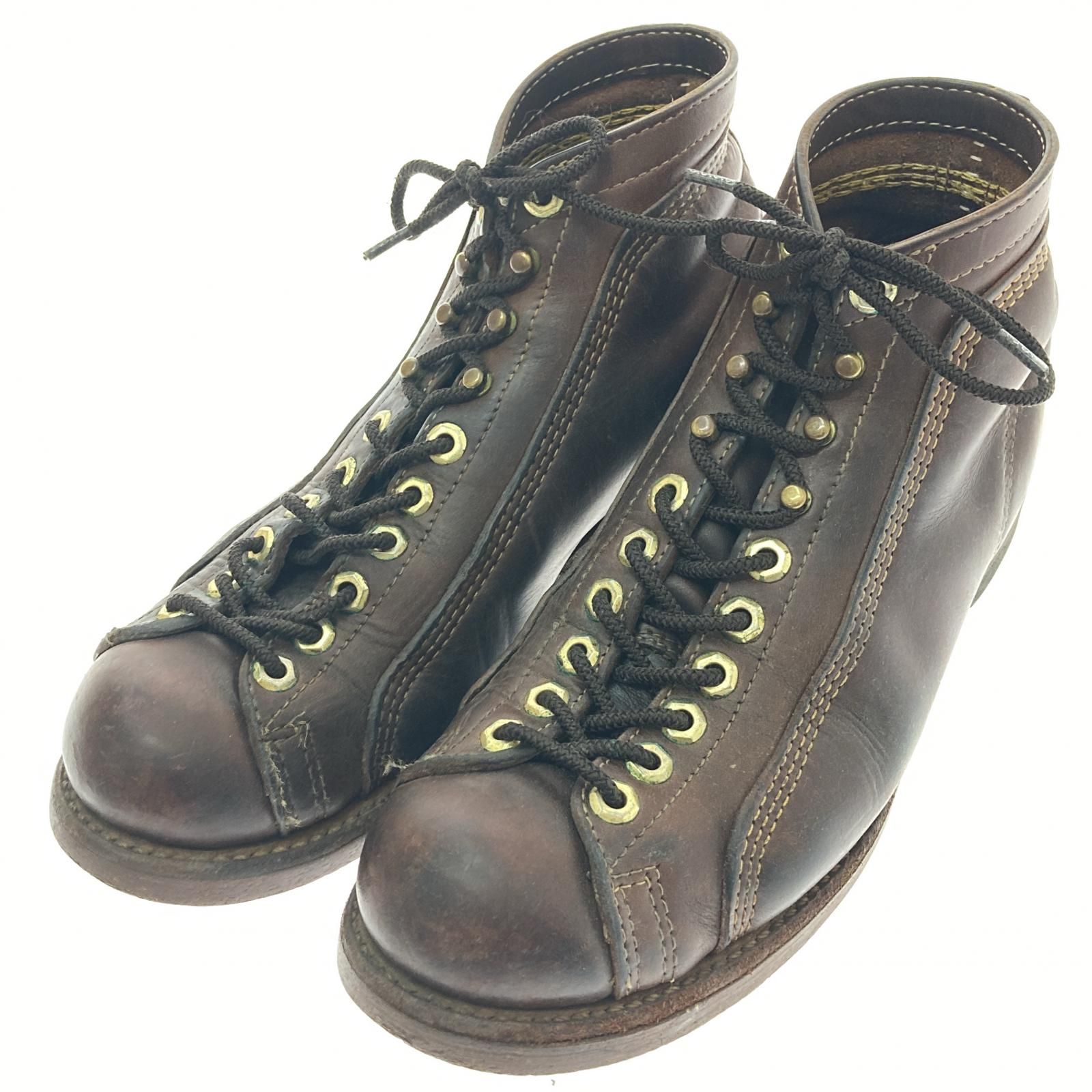 やと □□Thorogood モンキーブーツ ジェニュインレザー 8D(26cm相当) 824