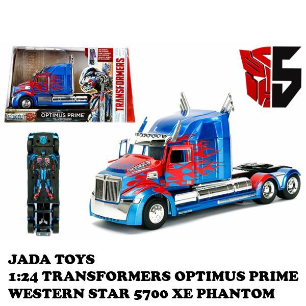 1 24 TRANSFORMERS OPTIMUS PRIME WESTERN STAR 5700 トランスフォーマー ミニカー