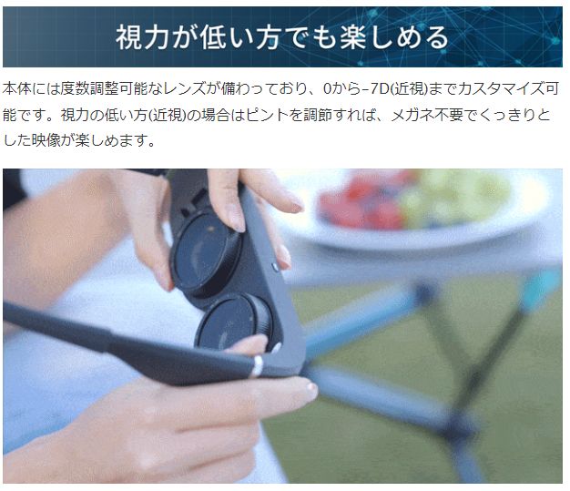 ENMESI エンメス 3Dヘッドマウントディスプレイ VR ゴーグル