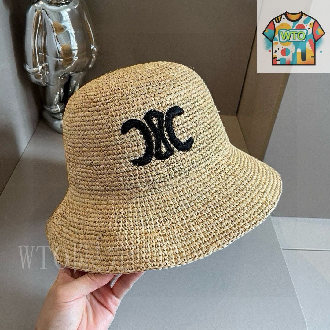 今日 Celine ラフィアハット-1-4-3