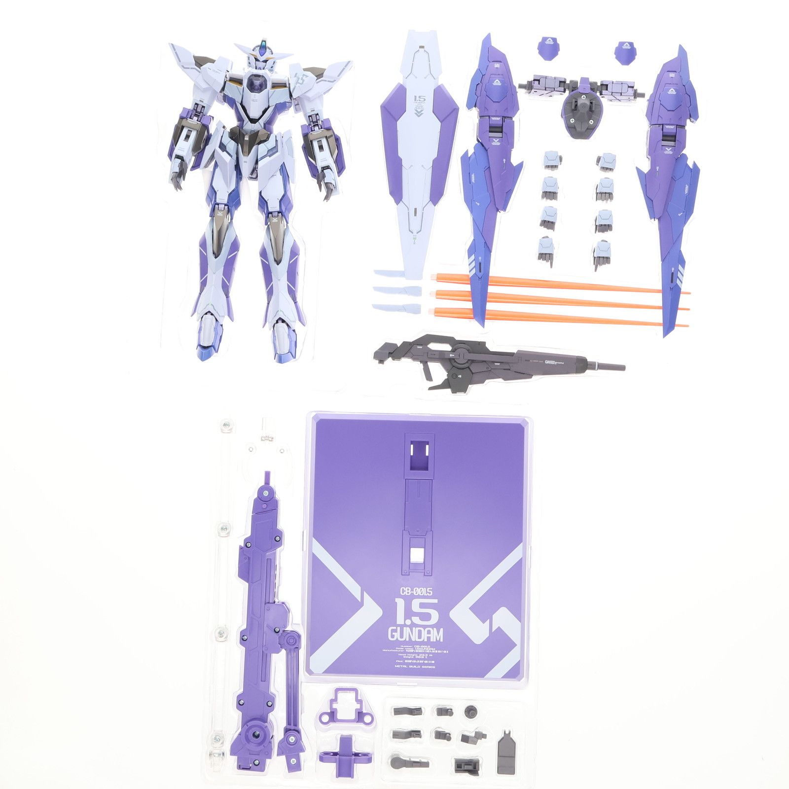 L BUILD 1.5（アイズ）ガンダム 『機動戦士ガンダムダブルオー』 METAL BUILD 1.5（アイズ）ガンダム | 機動戦士ガンダム00