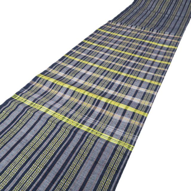 特選 開き名古屋帯 なごや帯 未使用 正絹 紬地 カジュアル 仕立て  