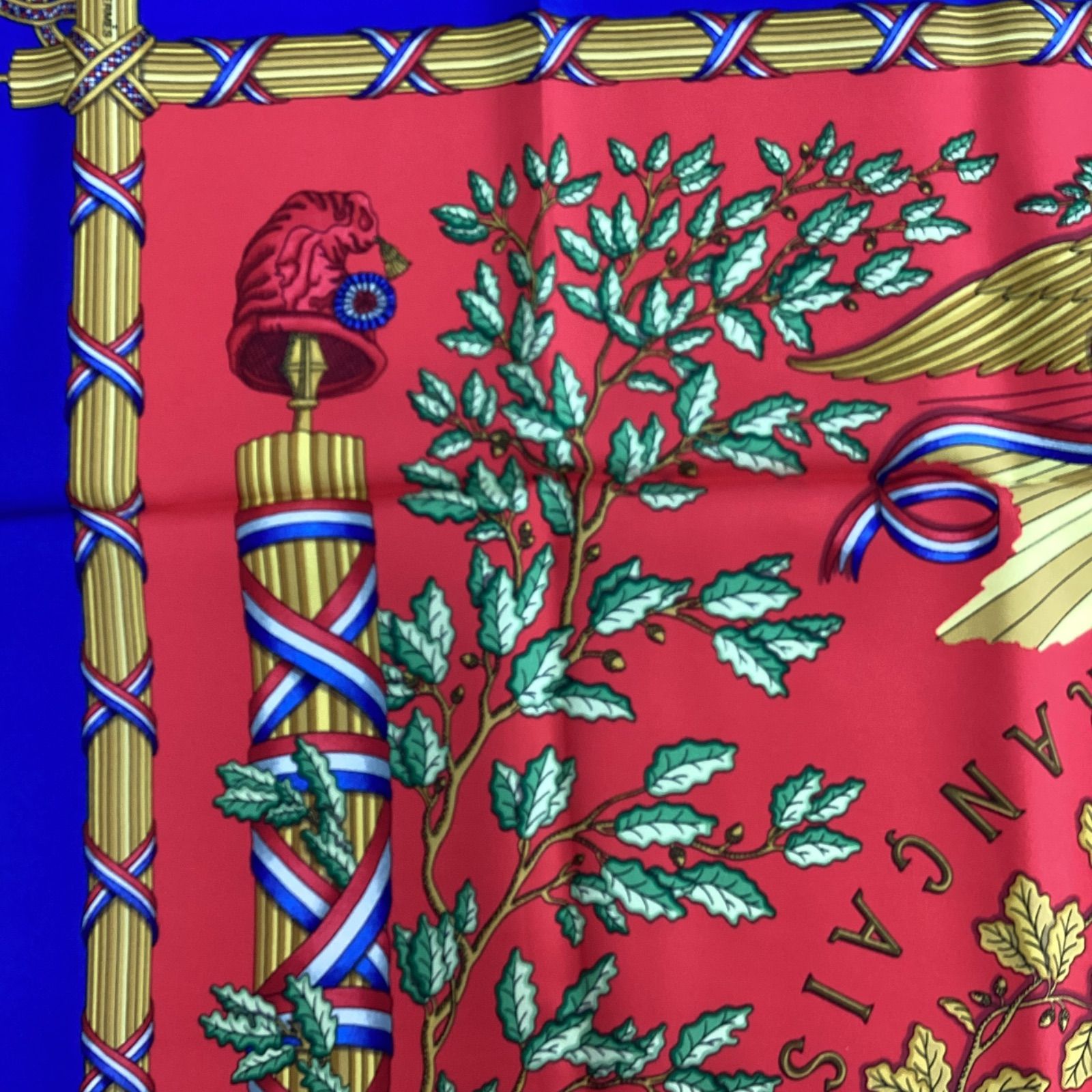 HERMES エルメス カレ90 LIBERTE EGALITE FRATERNITE REPUBLIQUE