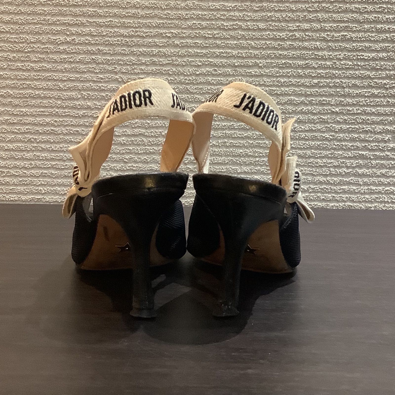 透け感×ドット♡DIOR スリングバック パンプス サンダル ドット（水玉） Dior(ディオール) 靴・シューズ(レディース
