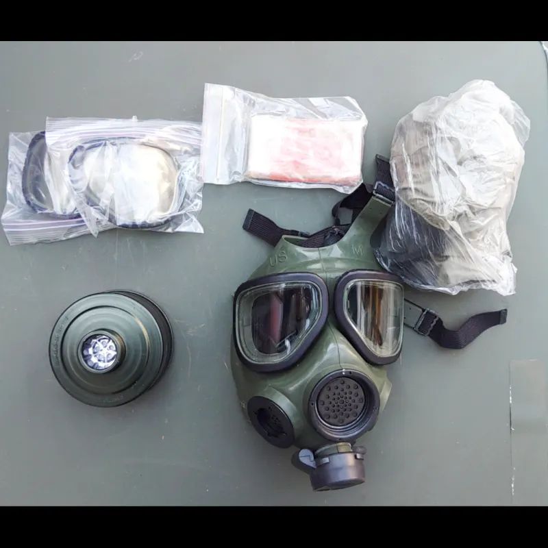 米軍 実物 M17/MC-2(生物化学) 防毒マスク セット サバゲー 米軍 実物