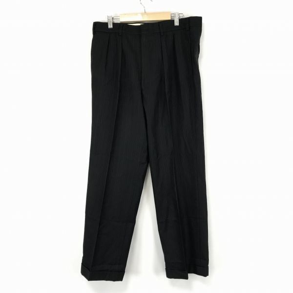 BURBERRY 黒 スーツ セットアップ サイズ 96-86-170AB5 90s以前ビンテージ/日本製☆Burberrys/バーバリー☆セットアップ