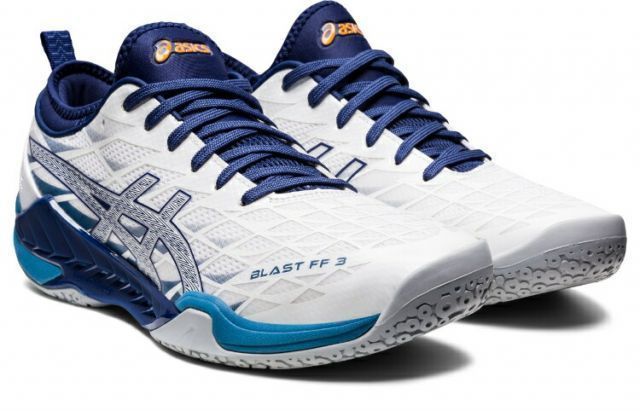 asics アシックス BLAST FF 3 WHITE/DEEP OCEAN 28.5 1073A052 100 | スポーツ スポーツ用品 グッズ ツール 雑貨 靴 シューズ 28.5センチ レディース メンズ ハンドボール スタビリティモデル 白 ホワイ