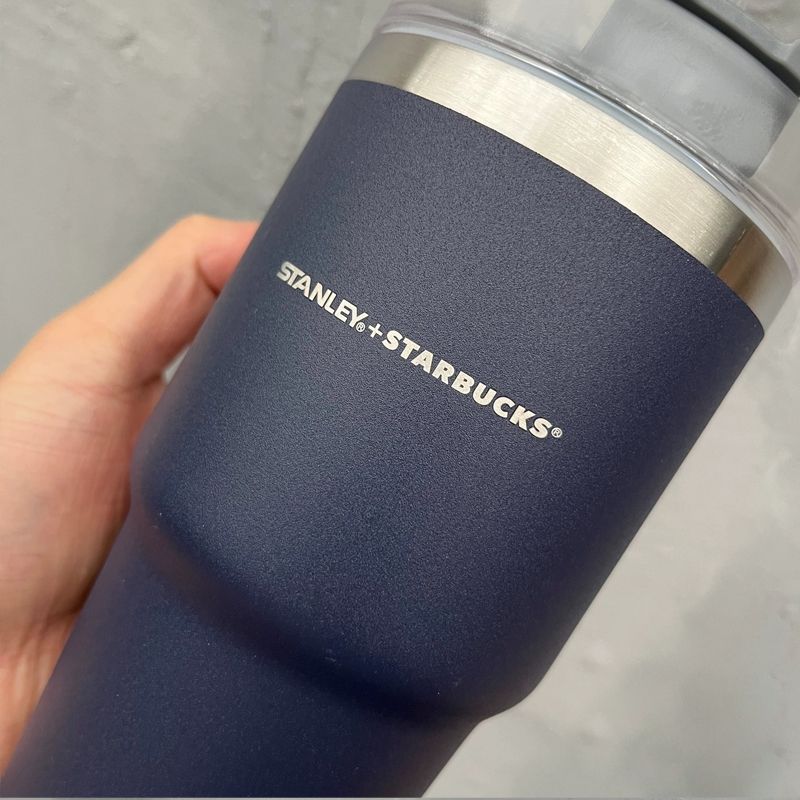 STARBUCKS スターバックス 新品 スタンレー タンブラー 591ml アイボリー ブラック