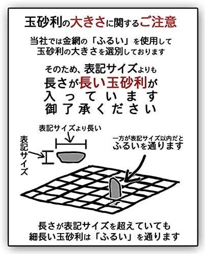 15mm～45mm 那智石は一つ一つ手で拾い