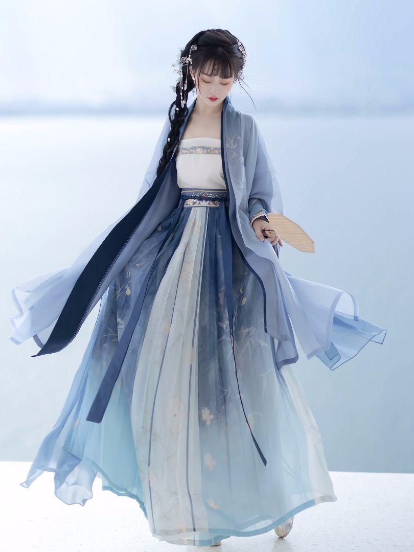 在庫商品 HF-257 漢服 コスプレ ワンピース 唐装 仙女服 中華風 コスプレ衣装 刺繍 可愛 民族風 制服 女装 舞台衣装 キャラクター衣装 学園祭 文化祭 雰囲気 お呼ばれ イベント 大人 舞台 新年会