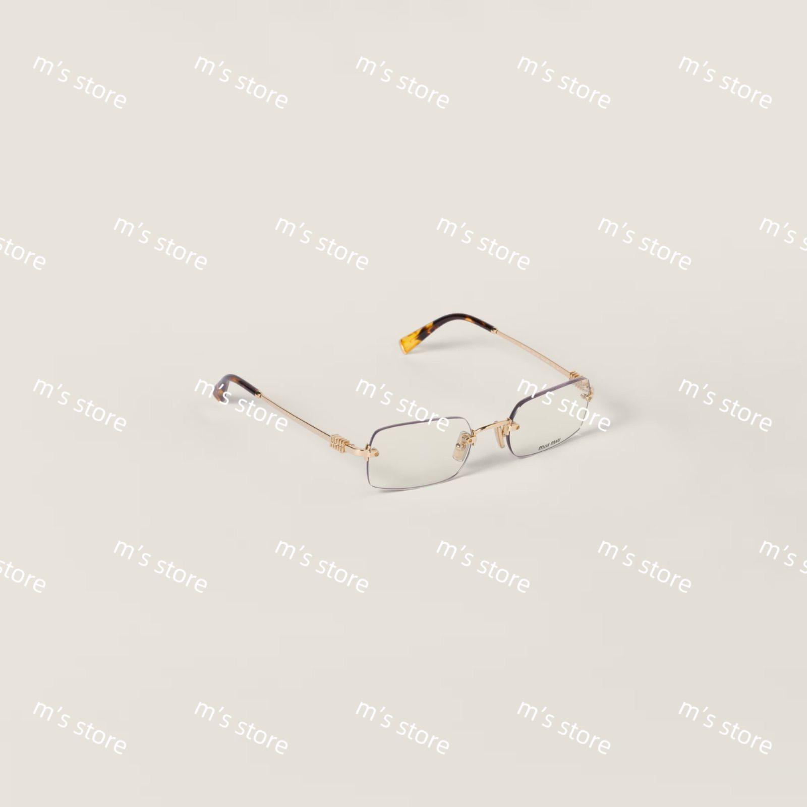 miu miu メガネ度入り VMU 01B 51□16 0BF-101 130 メガネ・老眼鏡 miu