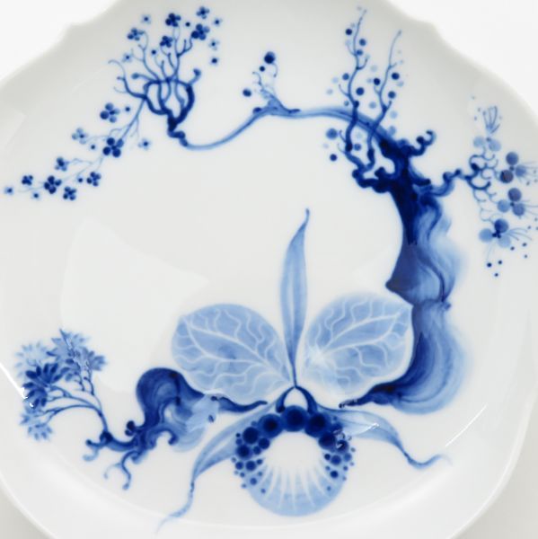 MEISSEN - マイセン ブルーオーキッド ①18.5cmプレート1枚 マイセン プレート□ブルーオーキッド 18.5cm 5枚セット - メルカリ