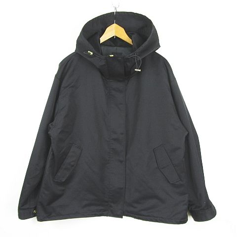 スピック-スパン Spick-Span マウンテンパーカー ジャンバー ジップアップ 38 ブラック 24AW kz13256