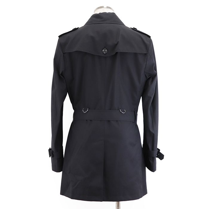 BURBERRY ブラック コート メンズ 超美品！即売必至！】バーバリー
