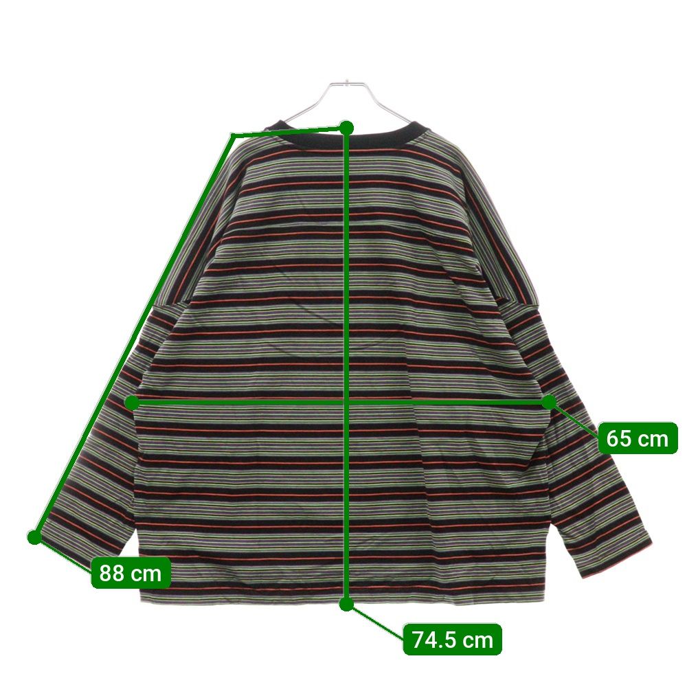 DAIRIKU (ダイリク) 22AW MISSMUCH Border Football Tee NIGHT 