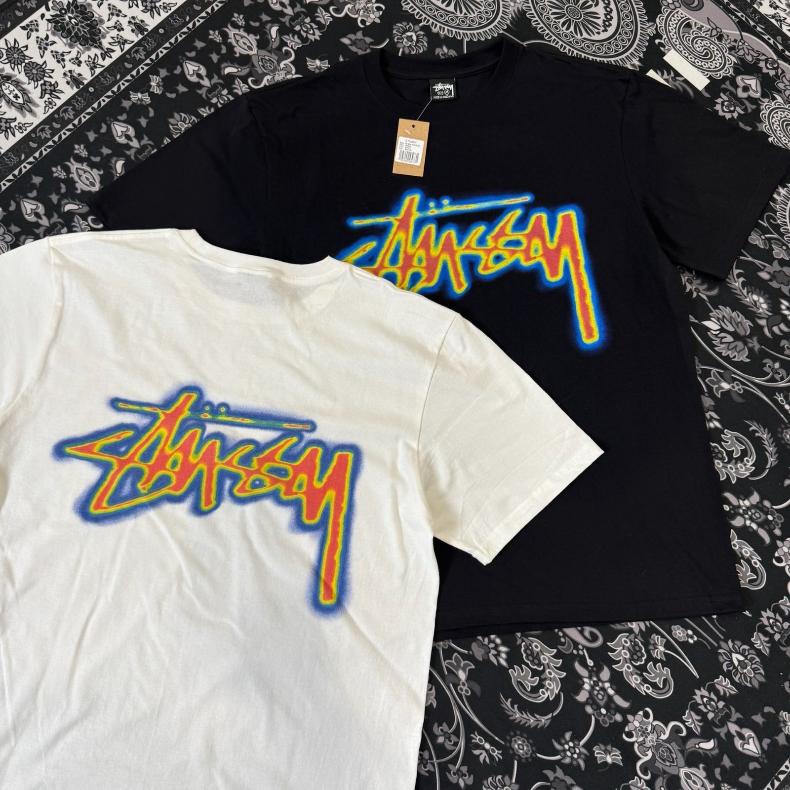 stussy サーモグラフィー　tシャツ STUSSY - XL 美品 24SS ステューシー サーモグラフィー ストック