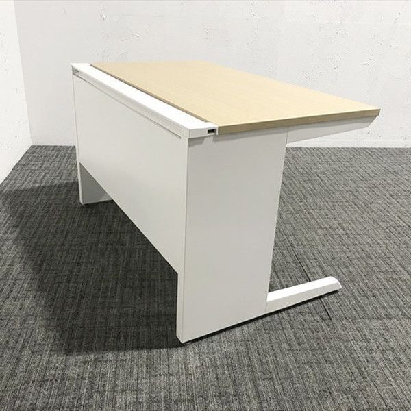 平デスク CZR 引出し無 L脚 オフィスデスク イトーキ ファインウォールナットL