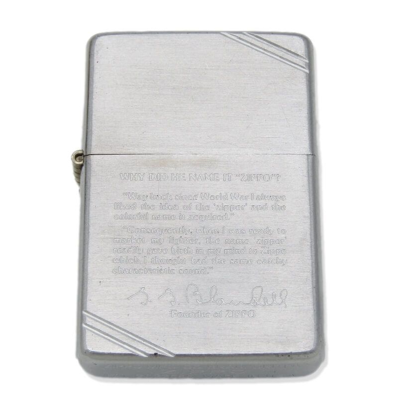 ZIPPO ジッポー 1937 REPLICA WHY DID HE NAME IT I刻印 1985年