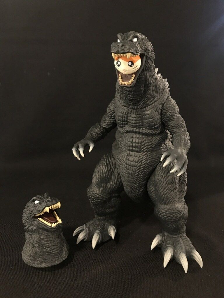 ☆お買得☆ 怪獣番外地 ゴジハムくん＆ゴジラ(2001) プレミアム