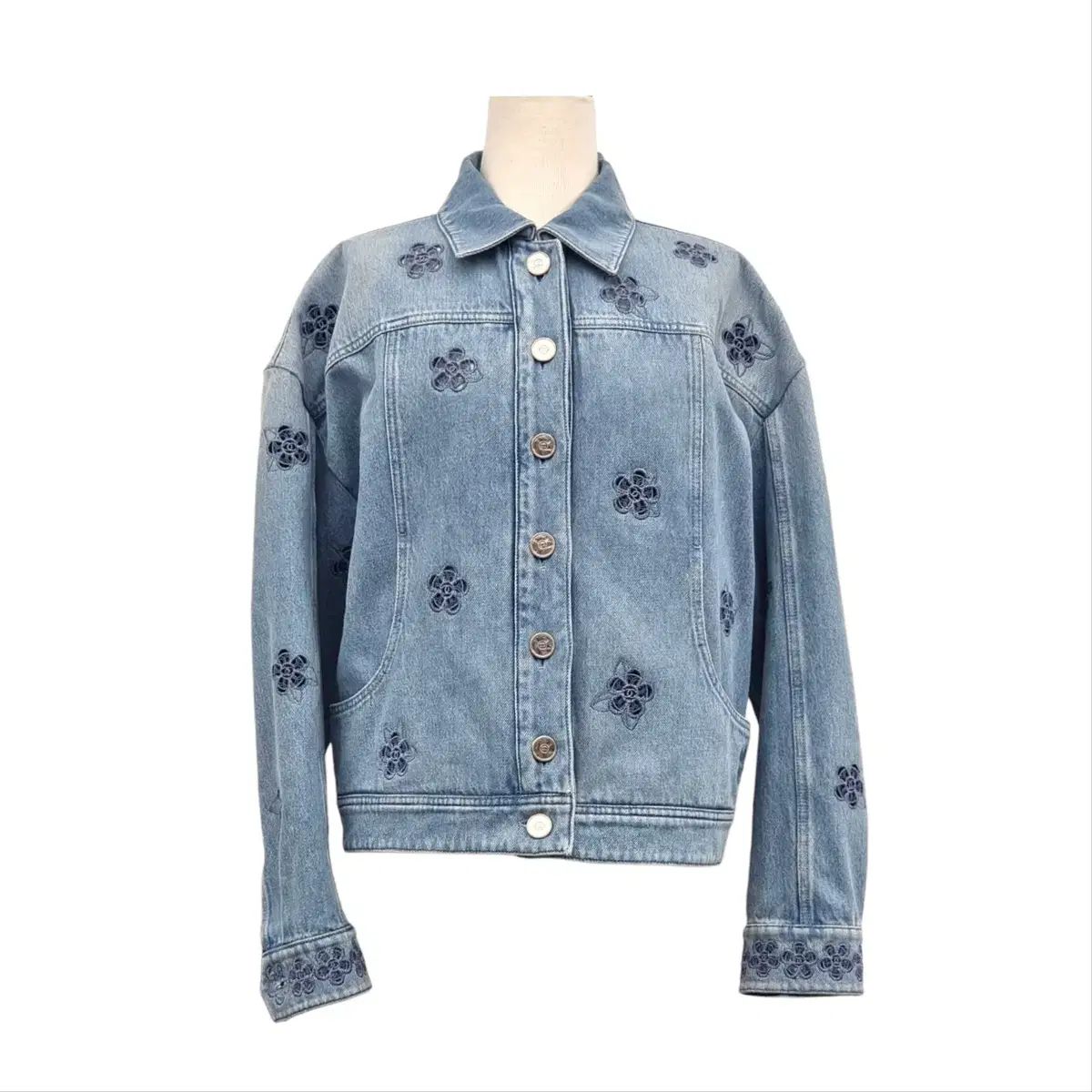 CHANEL タイダイ染めデニムジャケット CHANEL タイダイ染めデニムジャケット