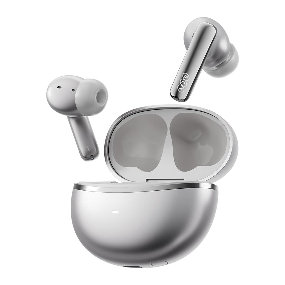 QCY MeloBuds N70 ワイヤレスイヤホン ノイズキャンセリング MEMS 10mmダイナミックドライバー ハイレゾ LDAC対応イヤフォン Bluetooth6.0 外音取り込みモード 装着検出機能 マルチポイント接続 クリアな通話 ワイヤレ