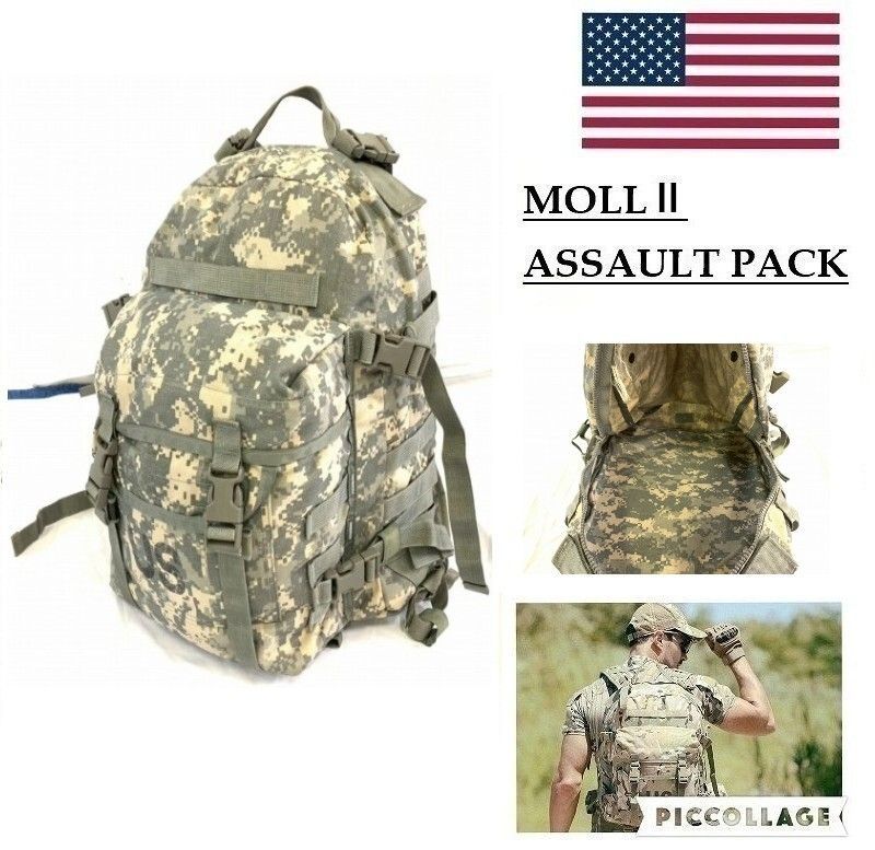 米軍放出品 未使用品 レア品MOLLE2アサルトパック リュック バックパック② Amazon.co.jp: 米軍実物 MOLLE II アサルトパック US ARMY