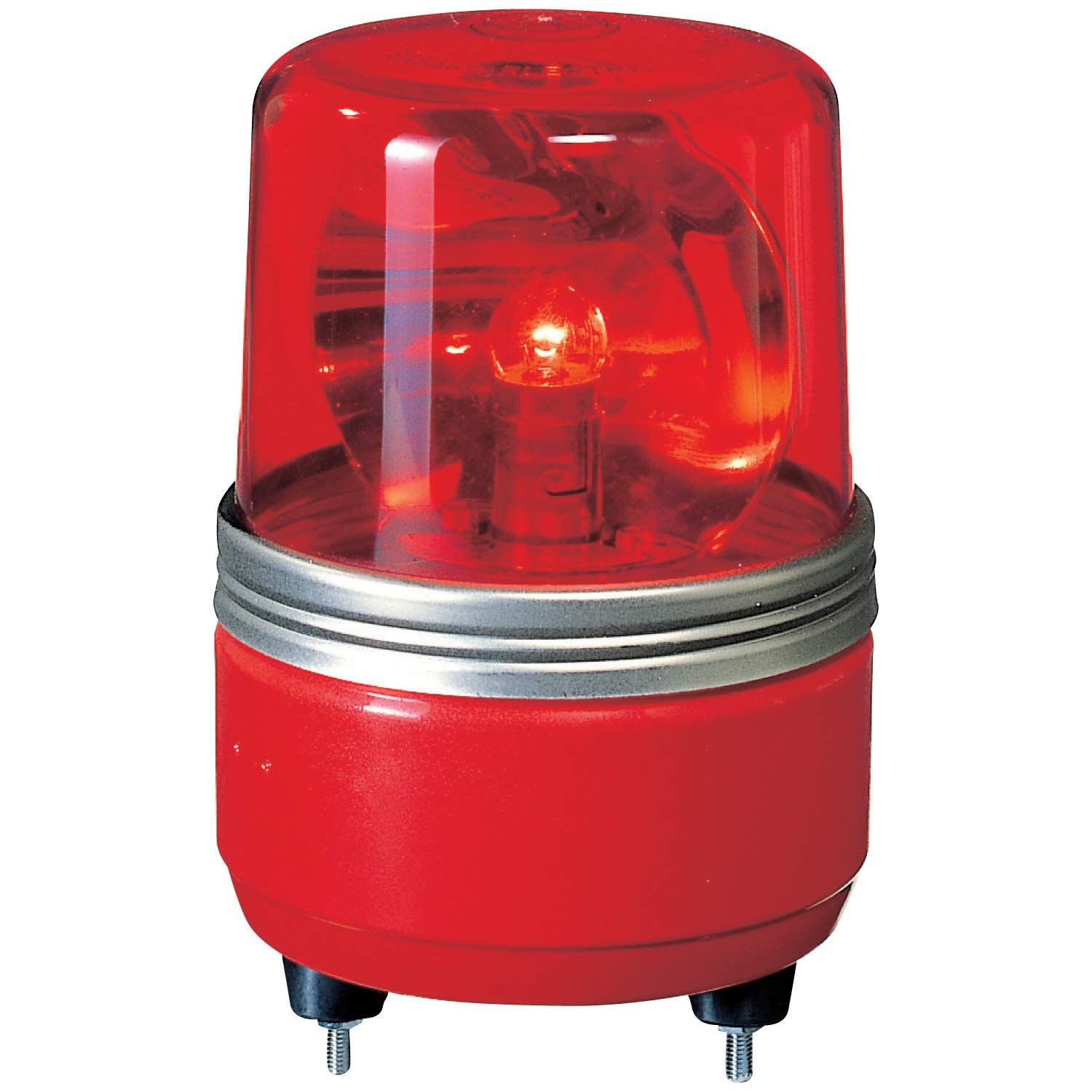 パトライト|PATLITE 小型回転灯 SKH-100EA-R AC100V Φ100 赤 R 赤