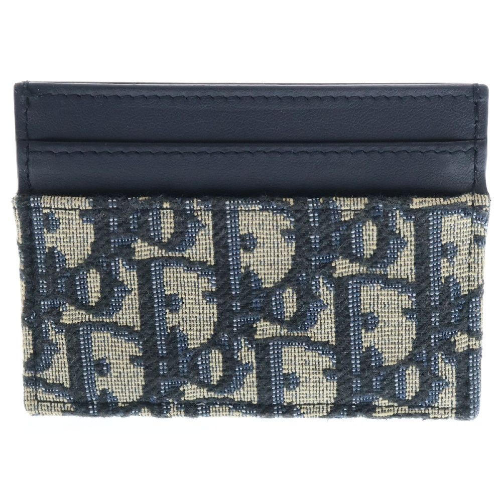 Dior ケース ネイビー ベージュ Christian Dior ディオール カードケース ネイビー/ベージュ 【公式通販】