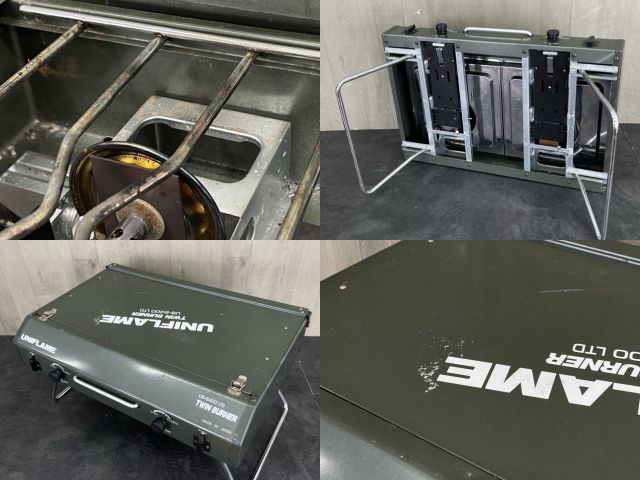 アウトドア ツインバーナー 【】動作保証 UNIFLAME ユニフレーム US