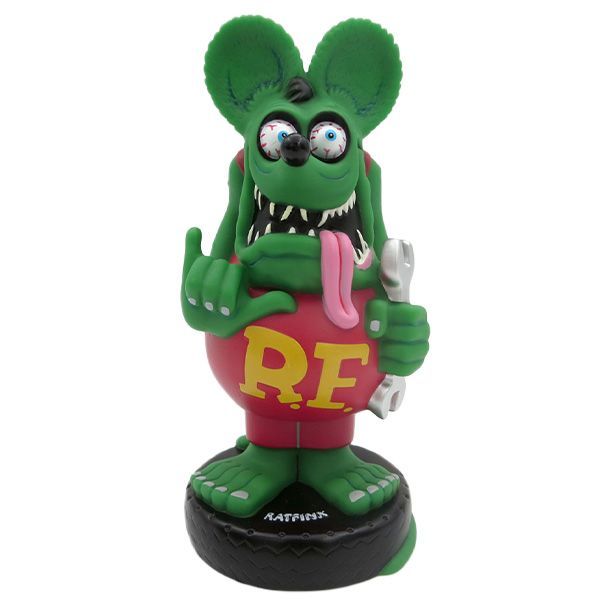 ラットフィンク 5体セット　フィギュア　ガレージ　ratfink バイク Amazon | ラットフィンク 5体セット フィギュア 可動式 アメ車