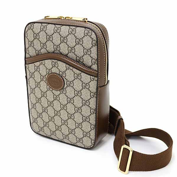 グッチ GUCCI インターロッキングG スリングバッグ ボディバッグ GG 