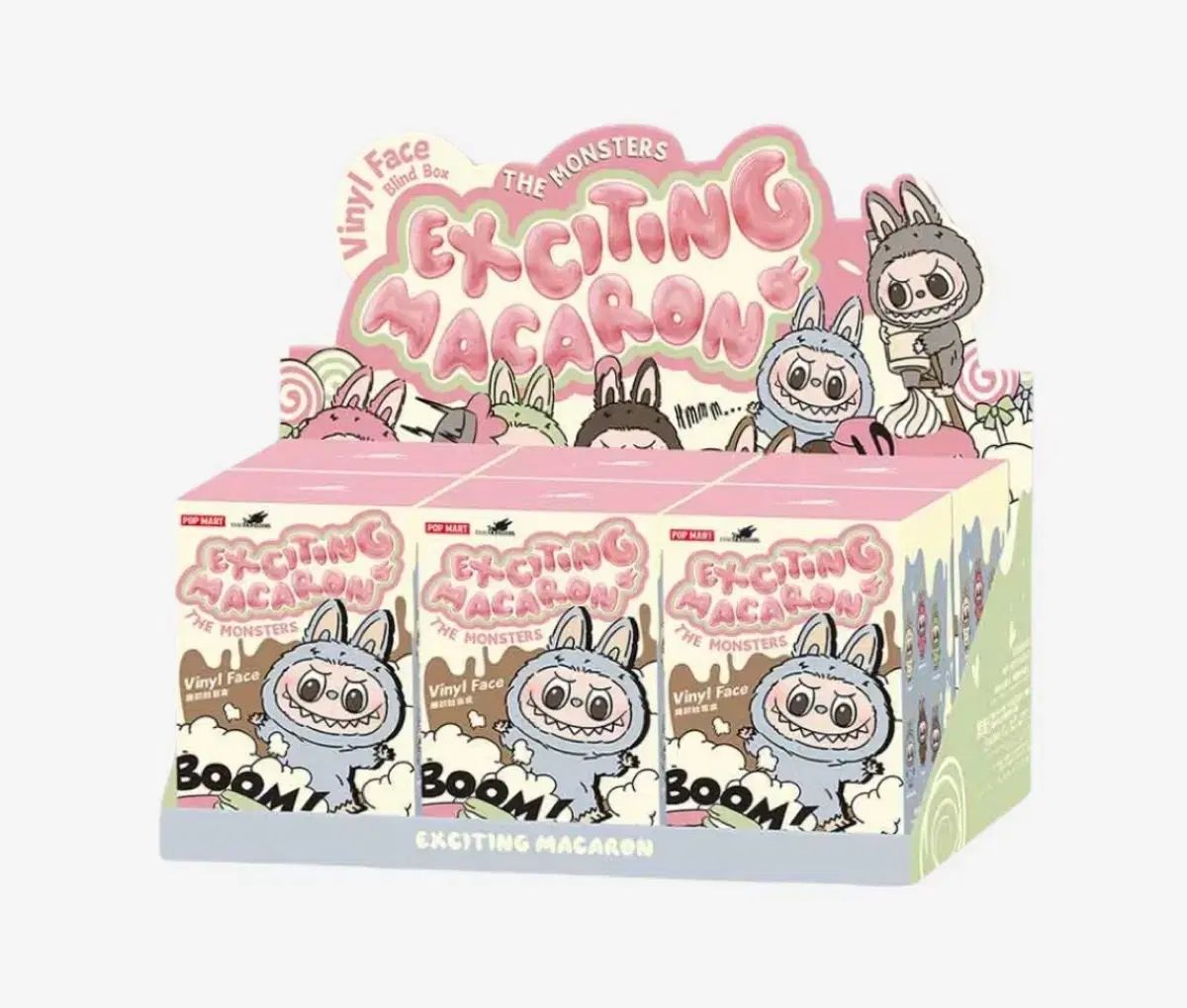 【正規品】 ラブブ ピンク マカロン 新品 ポップマート カード付属 正規品】 ラブブ ピンク マカロン 新品 ポップマート カード付属