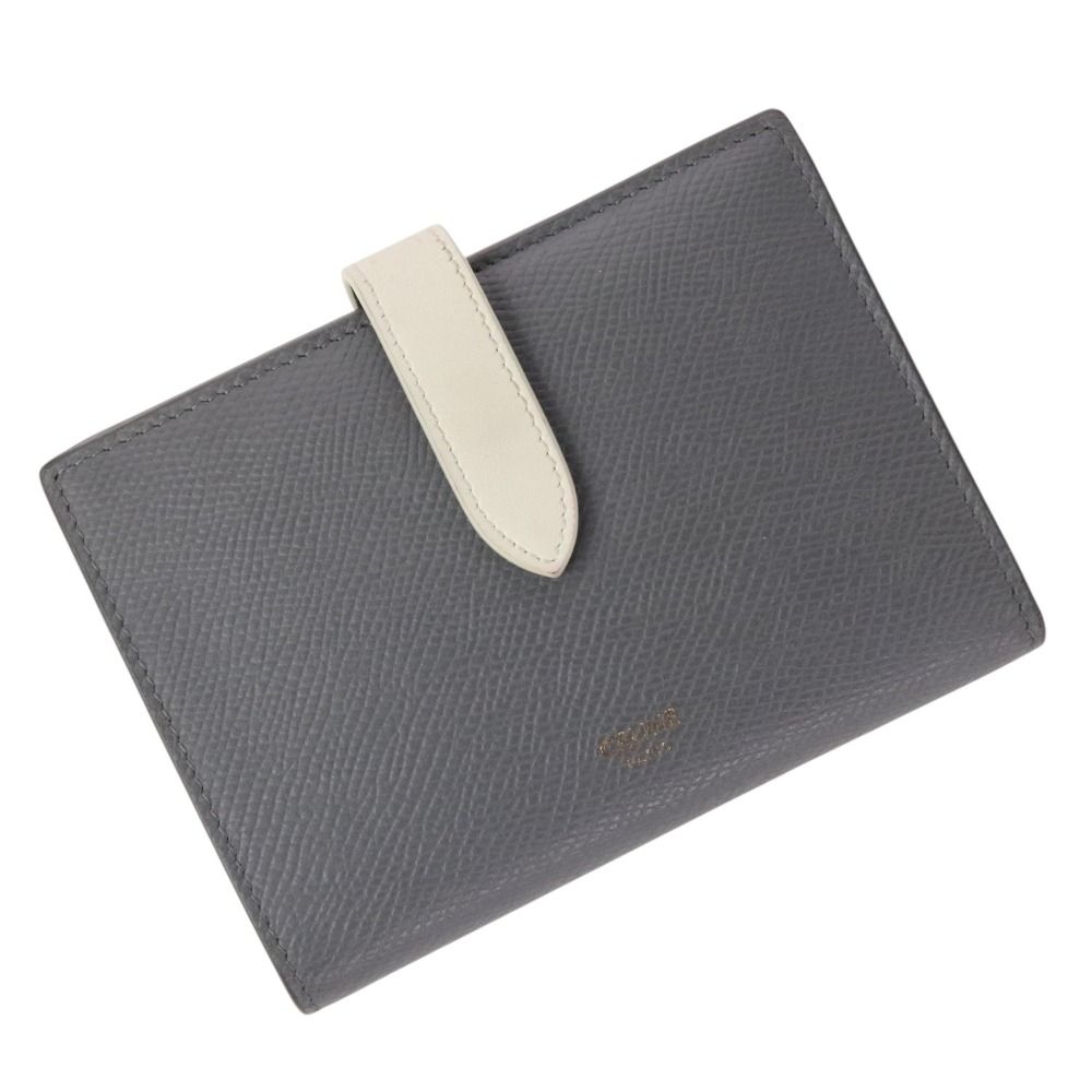 良品 CELINE セリーヌ ミディアム ストラップ ウォレット 二つ折り財布  