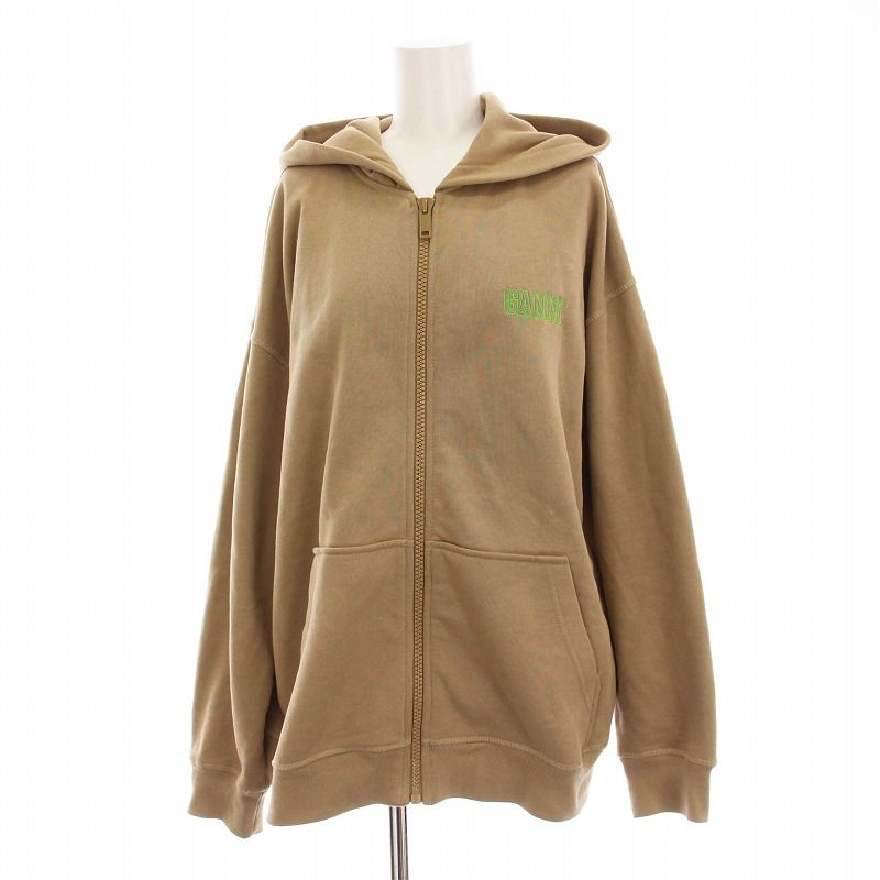 ガニー GANNI OVERSIZED ZIP HOODIE オーバーサイズ ジップ