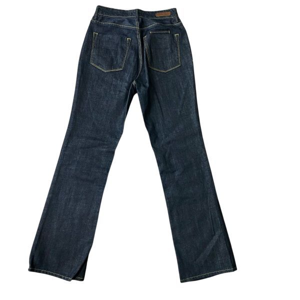 ヤヌーク YANUK デニムパンツ セミフ ボトムス インディゴブルー 綿混 25 S 7号 レディース S5V431 DECORATOM_COM_BR