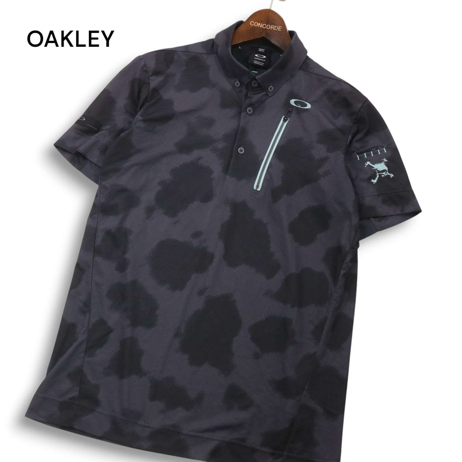 オークリー(OAKLEY) ゴルフウェア ポロシャツ 半袖 SKULL DEEP