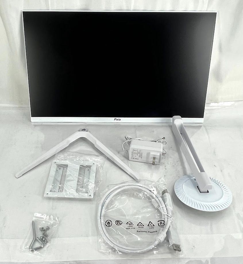 ジャンク品】 Pixio PX248 Wave White ゲーミングモニター 23.8インチ